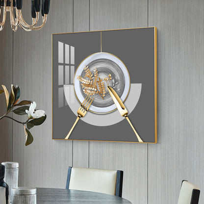 Artful Dining Glass Finish Square Wall Art