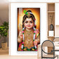 Little Lord Murugan Glass Finish Vertical Wall Art