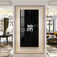 Don't Quit Motivational Glass Finish Vertical Wall Art