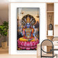 Shri Narayan Glass Finish Vertical Wall Art
