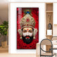 Shyam Baba Glass Finish Vertical Wall Art