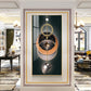 Urban Aesthetic Glass Finish Vertical Wall Art