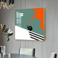 Elephantine Artistry Glass Finish Square Wall Art