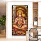 Spiritual Hanuman Ji Glass Finish Vertical Wall Art