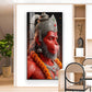 Jai Shri Bajarang Bali Glass Finish Vertical Wall Art