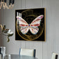 Nocturnal Wings Glass Finish Square Wall Art