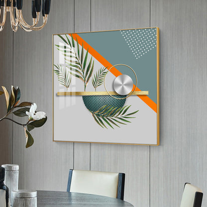 Timeless Tropics Glass Finish Square Wall Art