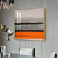 Citrus Cascade Glass Finish Square Wall Art