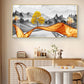 Autumnal Elegance Glass Finish Horizontal Wall Art