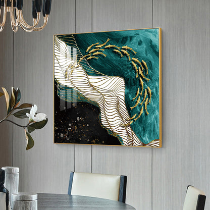 Urban Serenity Glass Finish Square Wall Art