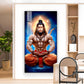 Bhakt Hanuman JI Glass Finish Vertical Wall Art