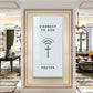 Connect To God Motivational Glass Finish Vertical Wall Art