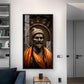 Chhatrapati Shivaji Maharaj Ji Glass Finish Vertical Wall Art