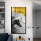 Running Stallions Glass Finish Vertical Wall Art