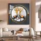 Deer in Unity Glass Finish Square Wall Art