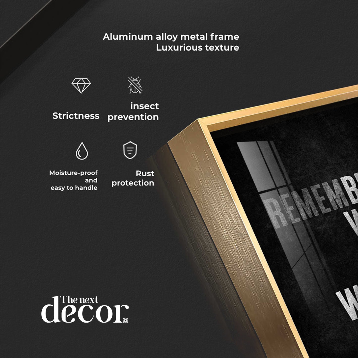 Remember Who You Wanted To Be Motivational Glass Finish Vertical Wall Art