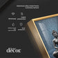 Sacred Budha Meditation Glass Finish Vertical Wall Art