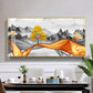 Autumnal Elegance Glass Finish Horizontal Wall Art