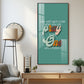 Pray To The One Motivational Glass Finish Vertical Wall Art