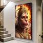 Ram Bhakt Hanuman Ji Glass Finish Vertical Wall Art