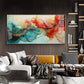 Modern Artwork Fantasy Glass Finish Horizontal Wall Art
