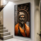 Chhatrapati Shivaji Maharaj Ji Glass Finish Vertical Wall Art
