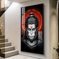Ram Bhakat Bajarang Bali Glass Finish Vertical Wall Art