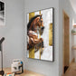 Radiant Horse Glass Finish Vertical Wall Art