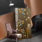 Blossom Mural Glass Finish Vertical Wall Art