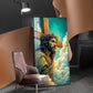 Jesus Christ Glass Finish Vertical Wall Art