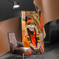Shirdi Sai Baba Glass Finish Vertical Wall Art