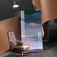 Arid Horizons Glass Finish Vertical Wall Art