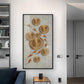 Modern Art Frame Glass Finish Vertical Wall Art