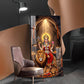 Goddess Maa Durga Glass Finish Vertical Wall Art
