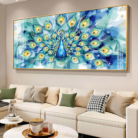 Train Rattling Glass Finish Horizontal Wall Art