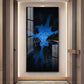 Never Stop Looking Up Motivational Glass Finish Vertical Wall Art