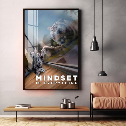 Prospective Matter Mindset Glass Finish Vertical Wall Art