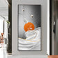 Ethereal Pathways Glass Finish Vertical Wall Art