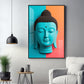 Buddha Calm Essence Glass Finish Vertical Wall Art