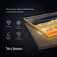 Fiery Essence Glass Finish Vertical Wall Art