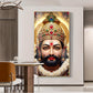 Jai Shri Shyam Baba Glass Finish Vertical Wall Art
