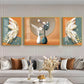 Vase of Blooms Glass Finish Wall Art (Set Of 3)