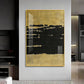 Midnight Elegance Glass Finish Vertical Wall Art