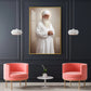 Bhai Chamanjeet Singh Ji Lal Glass Finish Vertical Wall Art