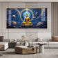Celestrial Buddha Glass Finish Horizontal Wall Art