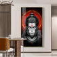 Ram Bhakat Bajarang Bali Glass Finish Vertical Wall Art