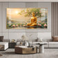 Buddha In Vibrance Light Glass Finish Horizontal Wall Art