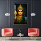 Colorful Kartikey Glass Finish Vertical Wall Art