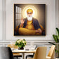 Shri Guru Nanak Dev Ji Glass Finish Square Wall Art