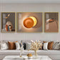 Serenity Set Glass Finish Wall Art (Set Of 3)